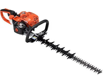 Taille-haie ECHO HC 2320 thermique 639 mm, moteur 2 temps 21,2 cm³, pompe d’amorçage, double lame tranchante, poignée ronde. Léger, puissant et garanti 5 ans.