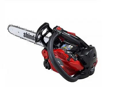 Tronçonneuse élagueuse SHINDAIWA 251 TS, légère 2,3 kg, coupe 25 cm, moteur 25 cm³, Soft Start et pompe d’amorçage. Livrée avec 2 chaînes SHINDAIWA d’origine.